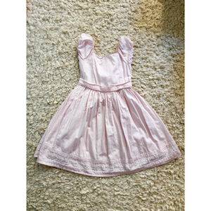 Girls Hope & Henry Pink Casual Dress Size 7 organic cotton